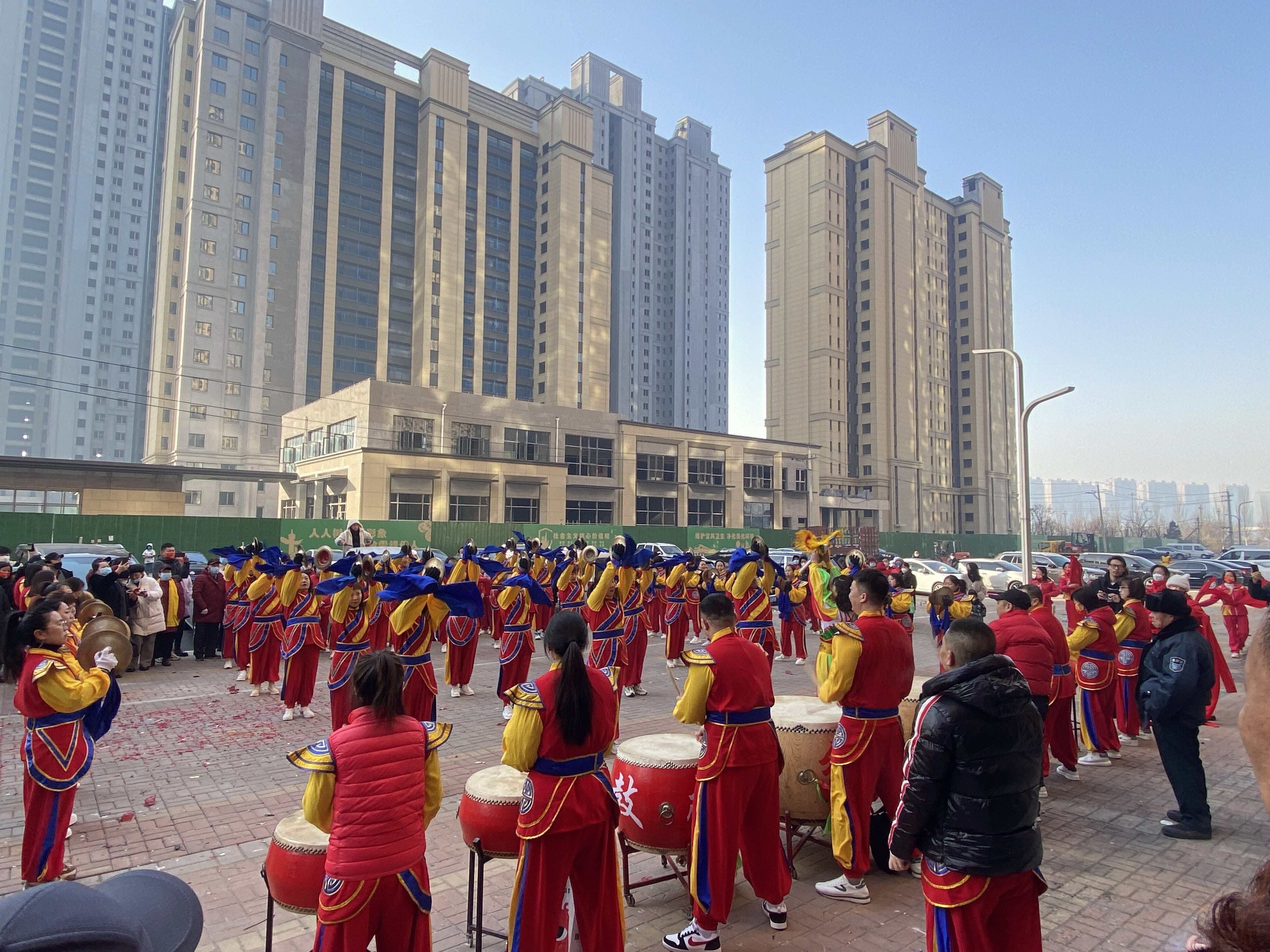 打鼓 秧歌 舞蹈团 新年