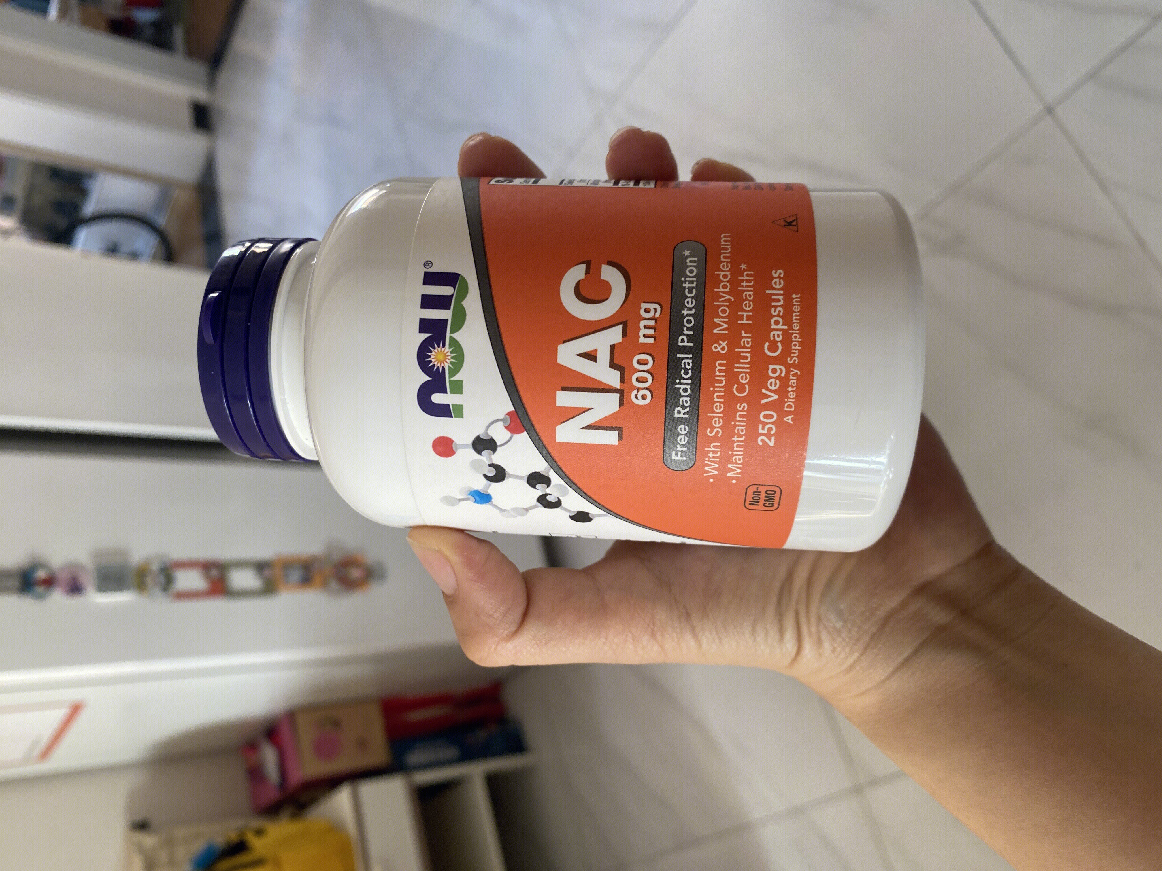 Now foods 诺奥NAC 600mg N-乙酰半胱氨酸桥本甲状