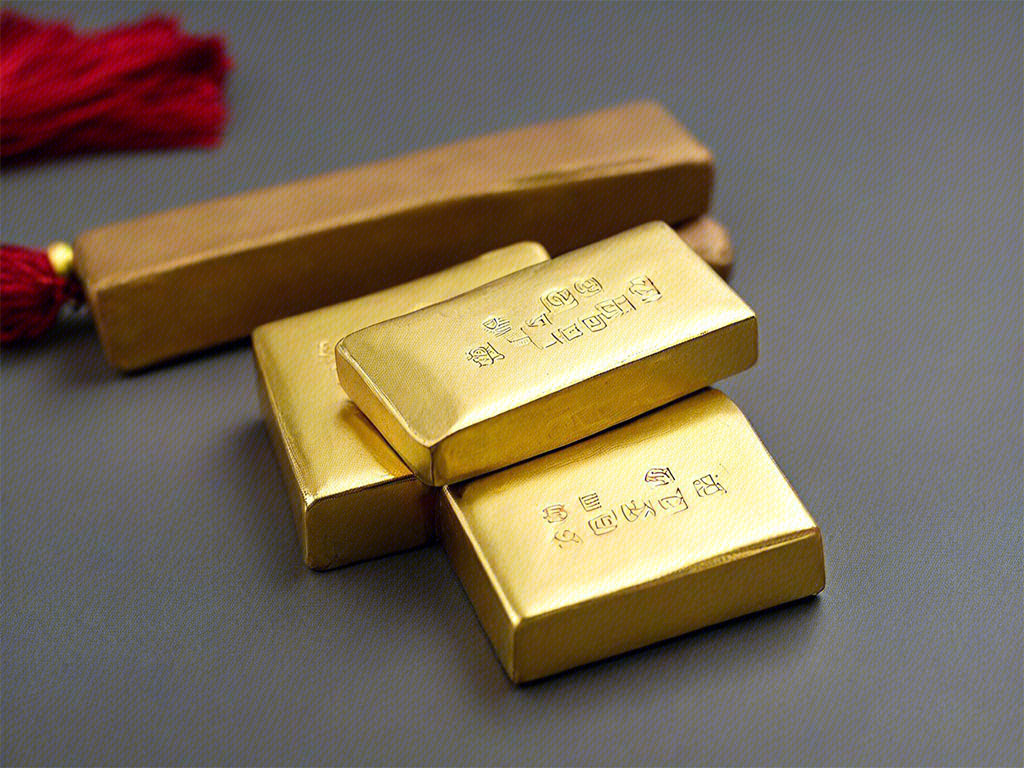 黄金 金条 金块 金子 财富 富有