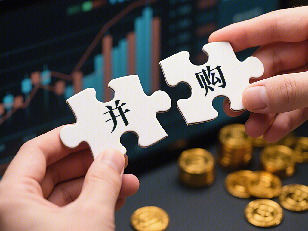 收购 并购 金融 金币 钱 货币 商业
