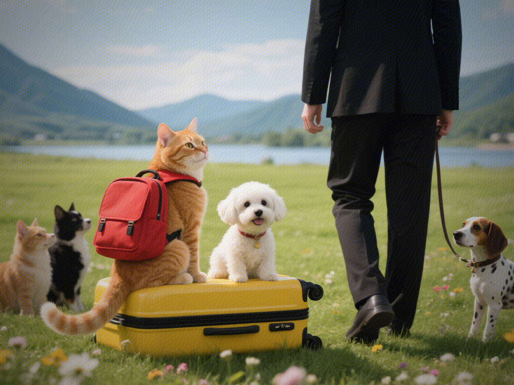 宠物经济 宠物旅游 宠物出行 小猫 小狗