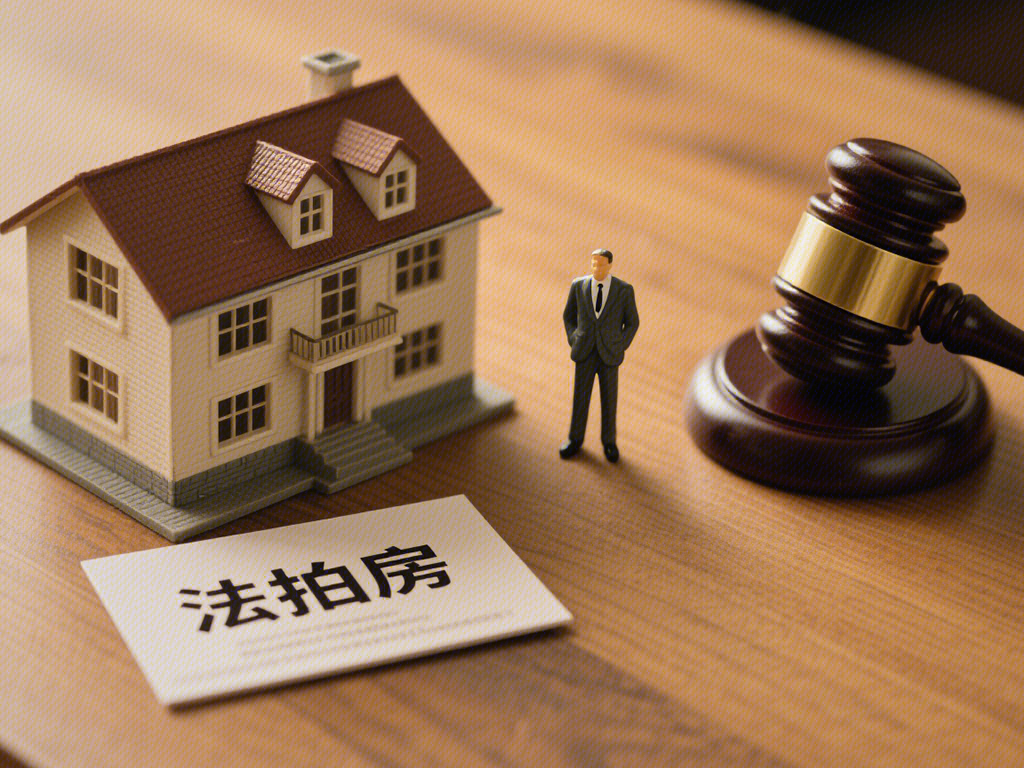 法拍房 法院拍卖房产 法槌 法律