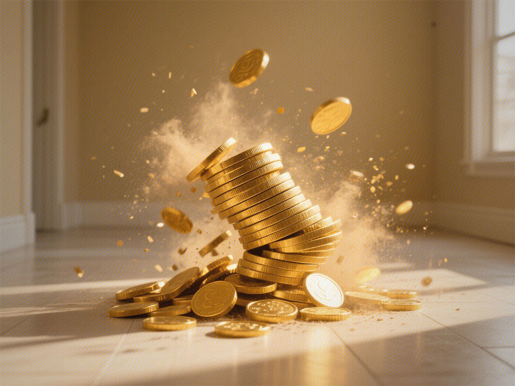 坍塌 倒塌 资金问题 金币 资产 资金不稳