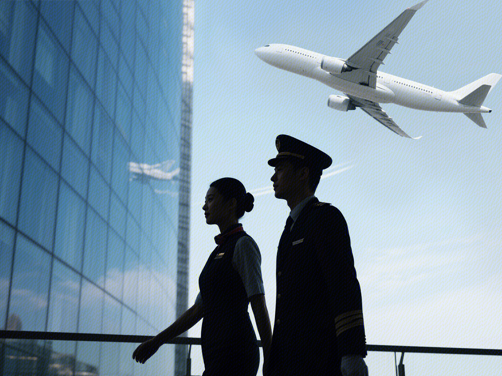 飞机 航空公司 空姐 空少 航班