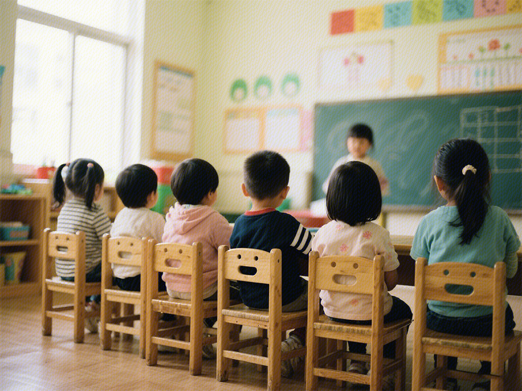 小朋友 幼儿园 上课 育儿 教育 适龄儿童入学