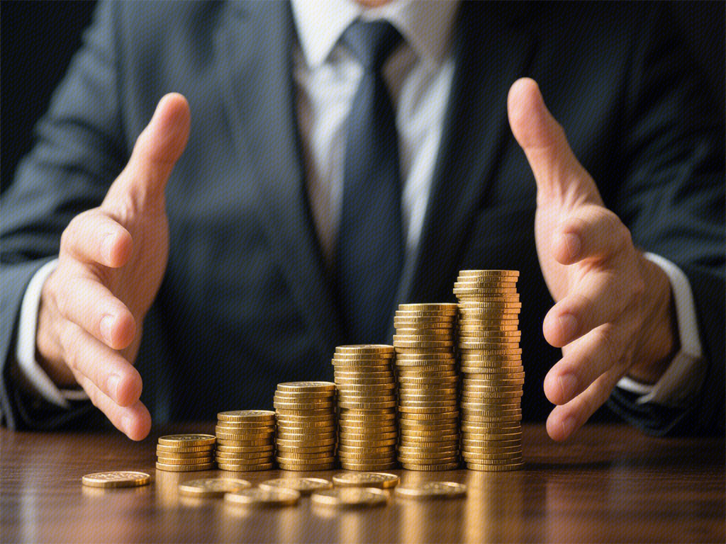 利益最大化 金币 货币 资金 财富守护 资产增值 金融掌控 财富积累