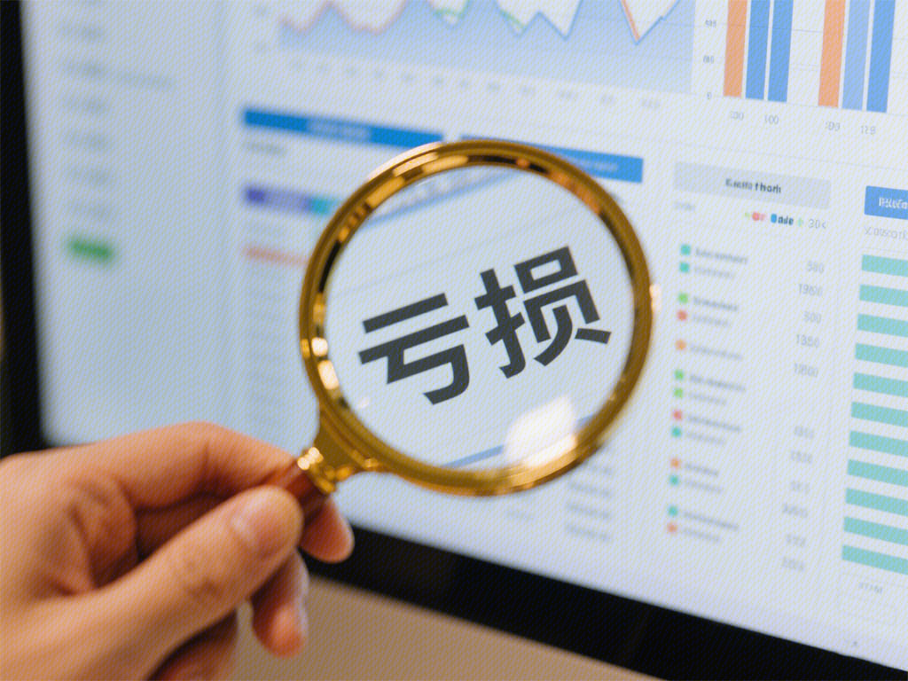 亏损 业绩下滑 赔本 亏本