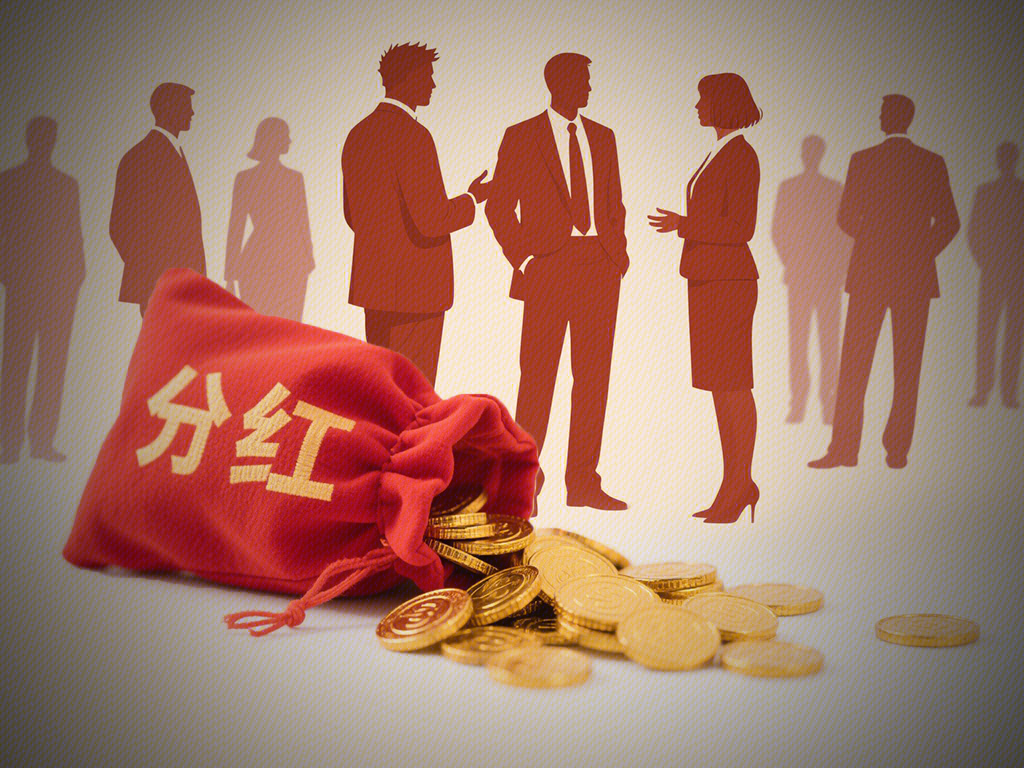 企业分红 股息分配 利润分配‌ 资金 金币 企业股东