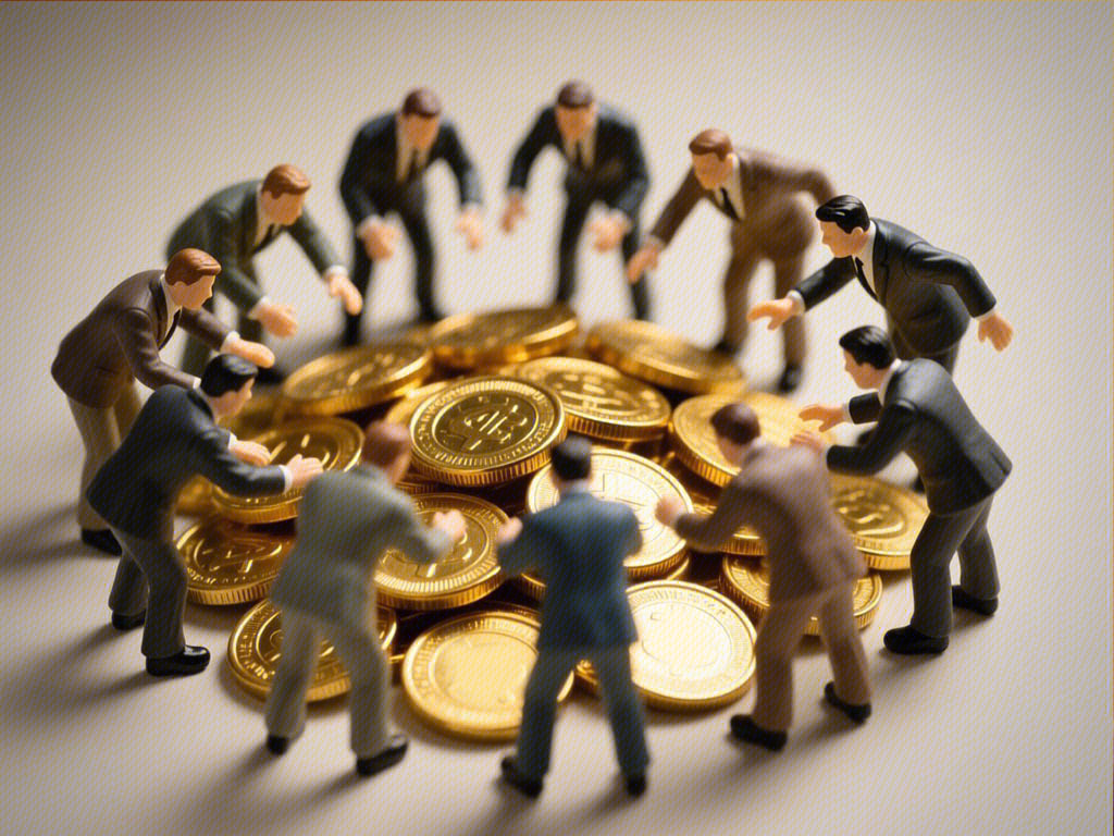 资金分配不均 抢夺资金 抢夺市场 争夺资金 向资金进攻 金币 资金