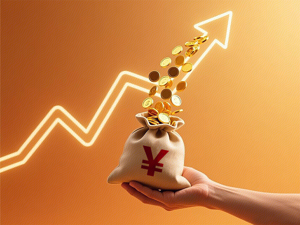 投资 吸金 上升 上涨 金币 货币 资金