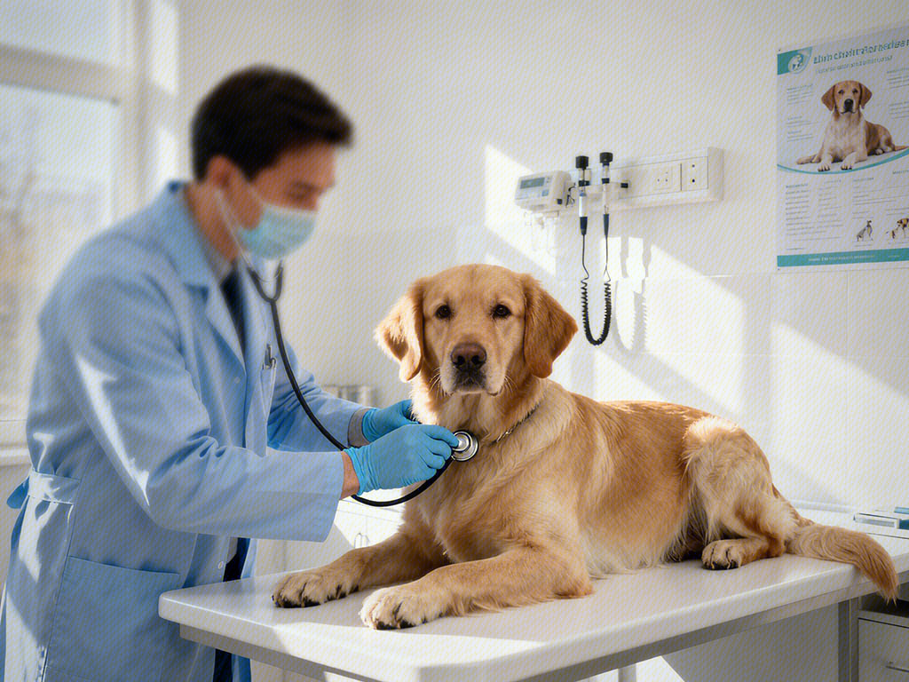 宠物医生 宠物医院 金毛 狗狗 犬