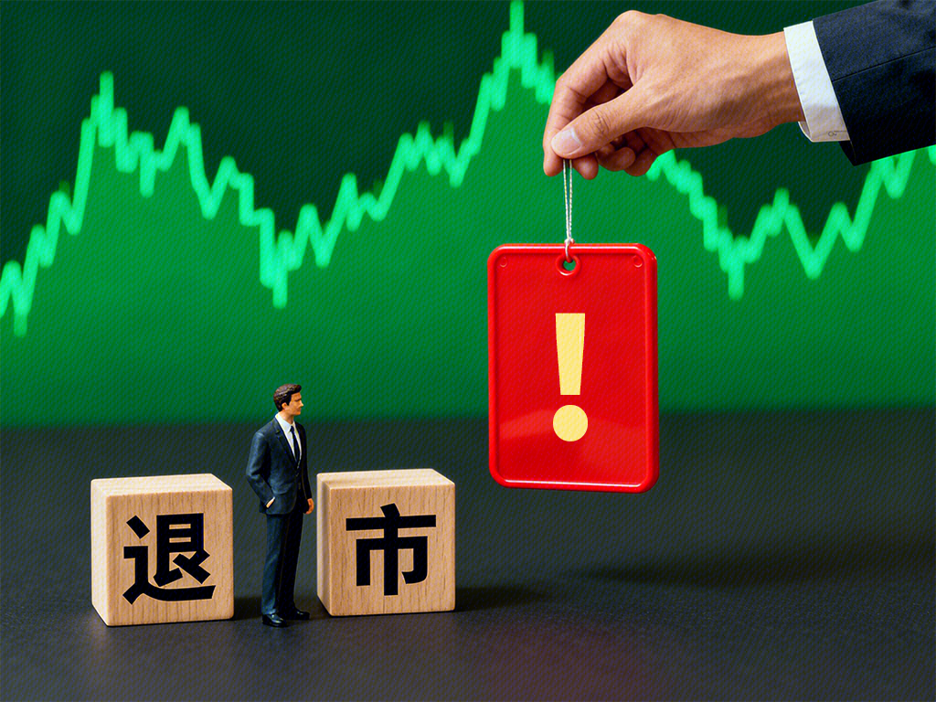 退市 下滑 终止上市 摘牌 警示牌